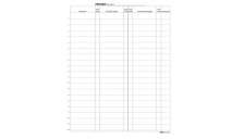 Registro firme presenze al lavoro 31x24 100pag. e2819 - Z02919