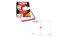 Poliestere adesivo c/503 trasparente opaco 50fg A4 210x297mm (1et/fg) laser - Z03005