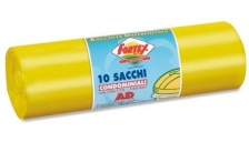 10 sacchi immondizia 70x110cm 120lt hd 16µ giallo logex - Z03525