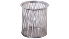 Bicchiere portapenne in rete argento art.1221 - Z03612