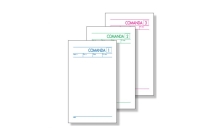 Blocco comande 25fogli 2 copie autocopiante 10x17cm art 511/2 bm - Z03955