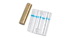 Sacchetto da 100 blister portamonete 10 cent fascia blu - Z04475