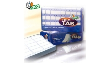 Scatola 6000 etichette adesive tab1-0892 89x23,5mm corsia singola tico - Z04749