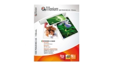 100 pouches 75x105mm 125my jumbo card titanium - Z04886