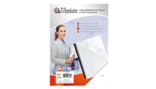 100 copertine A4 pvc trasparente 150my titanium - Z04887