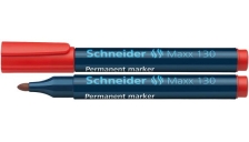 Marcatore maxx 130 permanente punta conica rosso schneider - Z05145