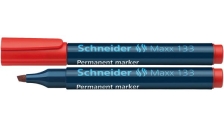 Marcatore maxx 133 permanente punta scalpello rosso schneider - Z05148