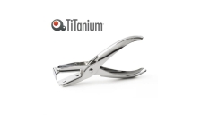 Levapunti a pinza in metallo titanium - Z05659