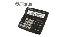 Calcolatrice da tavolo 12 cifre 73031 titanium - Z05673