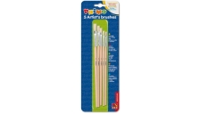 Blister 5 pennelli piatti assortiti primo - Z05708