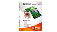 100 pouches 65x95mm 125my government card titanium - Z05783