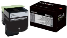 Toner Lexmark 800X1 (80C0X10) nero - Z07366