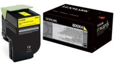 Toner Lexmark 800X4 (80C0X40) giallo - Z07369