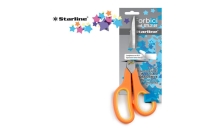 Forbici 17,8cm lama in acciaio impugnatura morbida starline - Z09074
