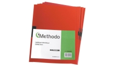 Cartellina pvc c/molla dorso 5 rosso spring file 22x31 - Z09714