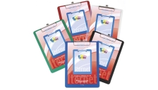 Portablocco A4 in ppl con molla in metallo trasparente - Z10709