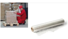 Film estensibile trasparente per imballo h50cm 15micron 300mt ca - Z11511