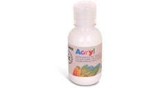 Colore acrilico fine bottiglia da 125ml bianco - Z11959