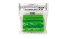 BLISTER 20 PORTAMONETE IN PVC 50CENT VERDE - Z13910