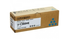 Toner Ricoh SPC360HE (408185) ciano - Z14579