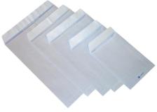 Buste a sacco con strip Pigna - bianco - 16x23 cm - 80 g/mq - strip - 0029463 (conf.500)