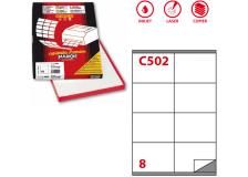 Etichette adesive Markin - Nr. etichette / foglio 8 - X210C502 (conf.100)