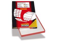 Etichette adesive Markin - 190x61 mm - Nr. etichette / foglio 4 - X210C535 (conf.100)