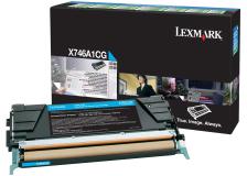 Toner Lexmark X746, X748 (X746A1CG) ciano - 141158