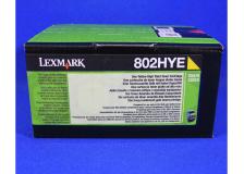 Toner Lexmark 802HYE (80C2HYE) giallo - 141249