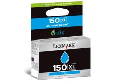 Cartuccia Lexmark 150XL (14N1615E) ciano - 144556