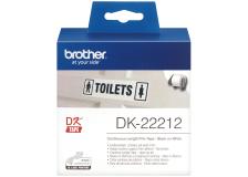 Nastro Brother DK22212 nero-bianco - 145769