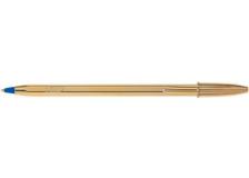 Penna a sfera Cristal Shine Bic - oro - blu - 9213401 (conf.20)