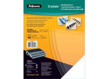 Copertine in PVC per rilegatura Fellowes - A4 - 180 my - trasparente - 5375901 (conf.100)