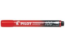 Marcatore permanente SCA 100 Pilot - punta tonda - 1 mm - rosso - 002707 (conf.12)