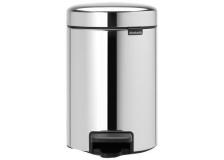 Pattumiere a pedale Brabantia - 3 litri - 17x23,5x26,5 cm - inox lucido - 113147