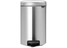 Pattumiere a pedale Brabantia - 12 litri - 24x32,5x40 cm - inox satinato - 113604