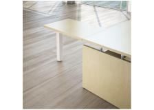 Allungo Scrivania Linea direzionale GIANO WOOD  - acero / bianco - 90 cm - 60 cm - 72,5 cm - S5750GACBI