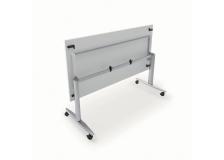 Scrivania ribaltabile Multix - top bianco / struttura grigia - 160x80x74,3 cm - S0120YBI