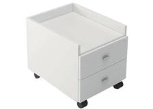 Cassettiera con serratura Linea operativa Witoffice - bianco - 41,7 cm - 54 cm - 45 cm