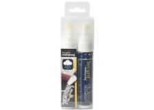 Pennarelli a gesso liquido Waterproof Securit - 7-15 mm - bianco - SMA820-V2-WT (conf.2)