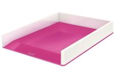 Vaschetta portacorrispondenza WOW Dual Color Leitz - 26,7x33,6x4,9 cm - fucsia metallizzato - 53611023