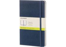 Taccuini Classic  rigida Moleskine - Large (13x21 cm) - a pagine bianche - blu Zaffiro - 240 - QP062B20