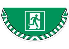 Adesivi segnalatori CEP - Uscita di emergenza - 710/20