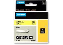 Nastro Rhino vinile Dymo - 12mm giallo - 18432