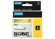 Nastro Rhino vinile Dymo - 19mm giallo - 18433