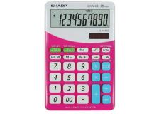 Calcolatrice da tavolo EL-M332B a 10 cifre Sharp - rosa - SH-ELM332BPK