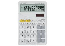 Calcolatrice da tavolo EL-M332B a 10 cifre Sharp - bianco - SH-ELM332BWH