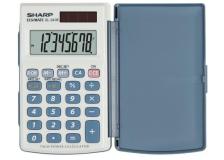 Calcolatrice tascabile EL-243EB a 8 cifre Sharp - grigio - SH-EL243EB