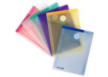 Buste con bottone in velcro Tarifold - A6 verticale - assortiti - 510249 (conf.6)