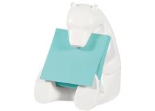 Dispenser Orso Post-it&reg; Z-Notes + 1 ricarica di foglietti Acquamarina - BEAR-330